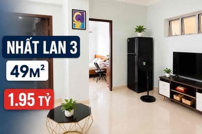 Bán căn hộ nhất lan 3 – 49m², 2pn, sổ hồng riêng