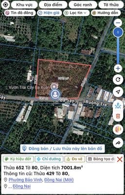 Đất Thổ Cư 2MT - Tp.Long Khánh