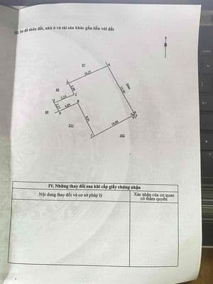 Bán đất có nhà cũ trên đất