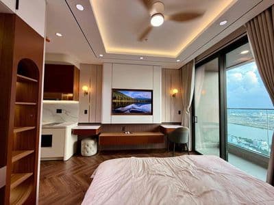 283 cho thuê căn hộ cao cấp tầng cao view cực đẹp full nội thất mới