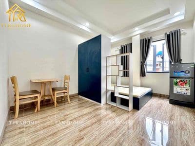 Căn hộ tách bếp - cửa sổ lớn - thoáng mát - full nt - lê quang định