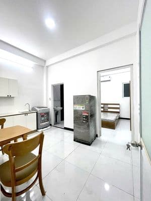 Cho thuê căn hộ 1pn, tách bếp, full nội thất, phòng đẹp, ở ngay