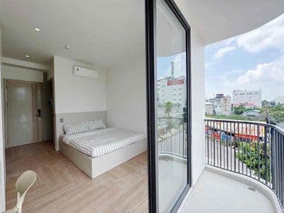 Căn hộ studio bancong _ full nội thất cạnh học viện cán bộ tphcm