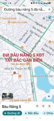 Đất biển đất đường bàu năng5 kđt tây bắc gần biển