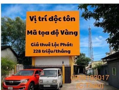 Vị trí dành cho thương hiệu dẫn đầu khu tây tp.hcm