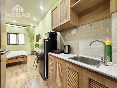 studio_full nội thất_máy giặt riêng_thang máy_ngay Đại Học Kinh tế