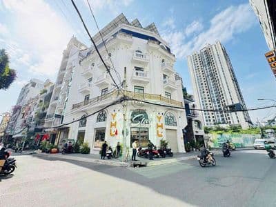 ho thuê góc 2MT CMT8 Q10, 16x20m, hầm 7 tầng TM, giá 120tr