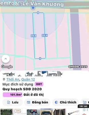 Hẻm 6 M , lê văn khương 100 M2 , chỉ 4,X tỷ