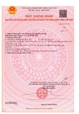 Đất mặt tiền thạnh lộc 26, dt:86m2, sổ hồng riêng, gần ngã tư ga
