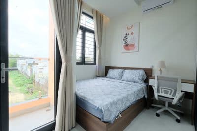 Cho thuê căn hộ 1pn mới đường Phan tứ, quận ngũ hành sơn, ban công