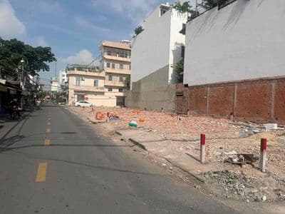 Đất mặt tiền đường Quán tre, ngay cầu vượt An Sương 6,5-12m 12m thông.