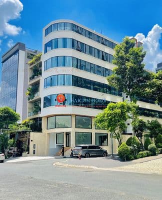 Tòa nhà văn phòng hầm 6 tầng nổi ~600m² sàn thạnh mỹ lợi trung tâm q2