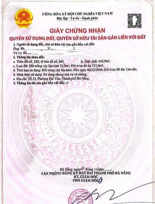 Bán đất kiệt Ô TÔ Ngô Xuân Thu - DT 145M2 - P. Hải Vân, TP Đà Nẵng