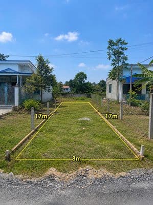 KẸT TIỀN GIẢM SÂU 140,4m2 giá 480 triệu FULL THỔ CƯ, SHR xã Tân An Hội