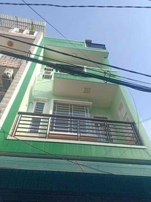 Nhà sơn mới 4x13m-2lầu-4pn hương lộ 2 gần bv quận bình tân