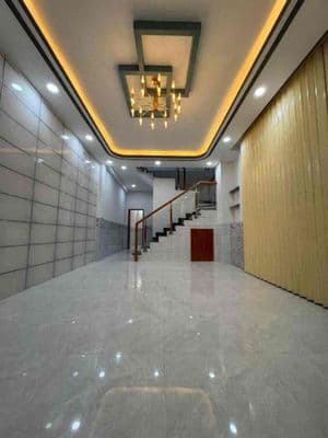 Hot, Bán nhà Mặt Tiền Đs Bình Long BTân. 56m2, 2T mới 100%. 3PN chỉ 3t