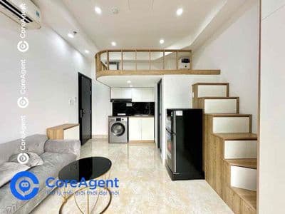 Căn hộ dịch vụ - duplex ban công full nt ngay ngã tư bốn xã