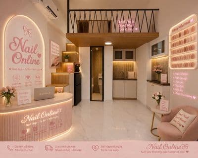 Cho thuê kiot kinh doanh onl + tiệm nail ngay lê đức thọ - chợ an nhơn