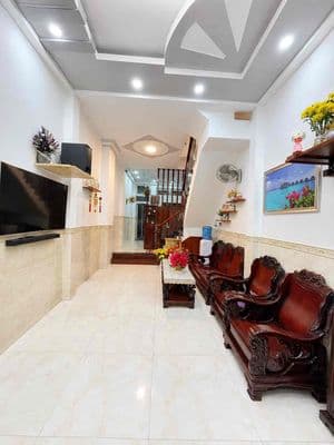 4 tầng - sân thượng - 4 12m - cư xá ngân hàng - lâm văn bền - hơn 5tỷ