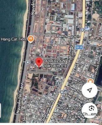 Bán Đất mặt tiền đường 7m5 Trịnh Khắc Lập, sát biển Nguyễn Tất Thành