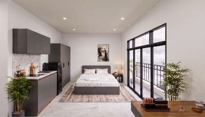 Cho thuê căn hộ dịch vụ sát vincom dĩ an – mới 100%