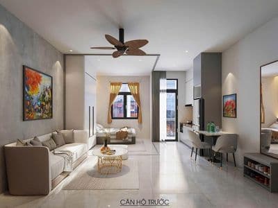 Tòa căn hộ 5 tầng 11 phòng mới xây mới full nội thất đường Chu HUy Mân