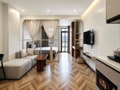 Căn hộ 1 phòng ngủ cao cấp gần cầu thị nghè-giáp quận 1