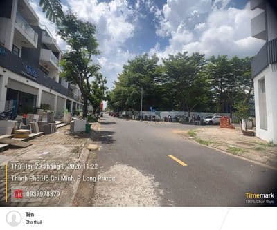 Shophouse Đông Tăng Long 5x20m, 1 trệt 1 lửng 2 lầu 1 ST, 10.6 Tỷ TL