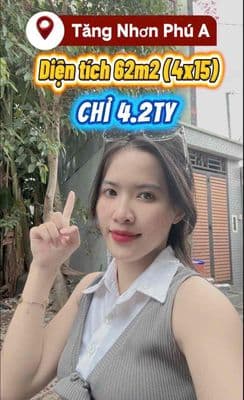 GIẢM 800tr- ĐẤT LÃ XUÂN OAI 62m2 hẻm 6m xe hơi thông - BAO ĐẦU TƯ
