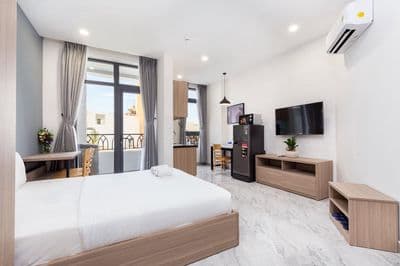Căn hộ mới xây ngay âu cơ_full nội thất_ban công_ngay đại học văn hiến