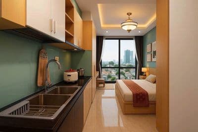 Căn studio full nội thất Đặng Vũ Hỷ, Sơn Trà, Đà Nẵng