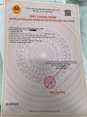 Bán đất Phường Chánh Hiệp, HCM, 97.4m2, giá 1.85 tỷ