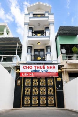 Nhà 1trệt3 lầu sân thượng 5pn,5wc hẻm xe hơi thông giáp tân phú