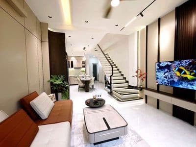 Bùi đình túy, 60m2 x 3 tầng btct, ngang 4m, pn trệt, hxh cách 5m