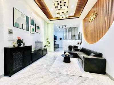Nhà mới, 4 tầng, hẻm thông, gần mt phạm hùng