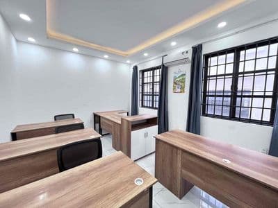 Cho thuê văn phòng đẹp cityland có nội thất giá 6tr