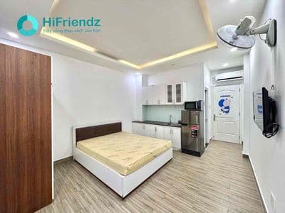 Căn hộ mini Full nội thất ban công kế cầu chữ Y Q5