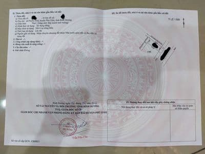 Đất thổ cư công chứng ngay Phú Giáo