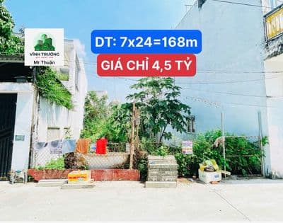 Bán đất 168m2 - lê văn lương -ngang bề thế 7m - giá chỉ 4,5 tỷ