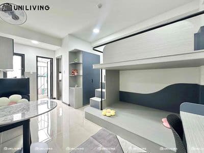 New Căn Hộ 2 Không Gian Ngủ Full Nội Thất ngay Vincom Lê Văn Việt