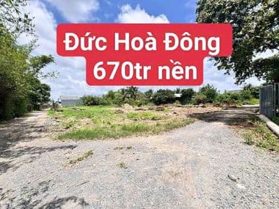 Đức hoà đông chỉ 670tr nền giá công nhân