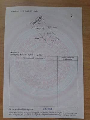 Bán đất có nhà cấp 4, sổ hồng riêng, Phường Thái Hoà