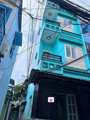 Cho thuê nhà đường Nguyễn Duy P9.Q8 DT.3m6×9m } 2 Lầu 3 Phòng 2 toilet