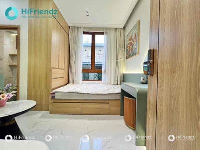 Trống 1 phòng full nội thất ngay phan huy ích - emart - quang trung