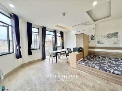 Gần cầu bông căn hộ 40m2 bancong siêu dài quanh phòng
