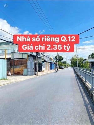 Nhà sổ riêng 4x14.5m 1/ TX31 gần chợ Thạnh Xuân Q.12