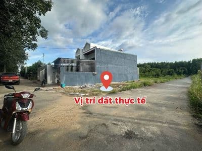 Bán gấp đất sổ riêng sẵn thổ cư ngay chợ thạnh phú, tt 339tr nhận nền