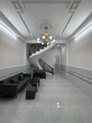 Cho thuê nhà hẻm thông xe hơi 1 trục Lê Băn Thọ DT 64 m trệt lầu giá 1