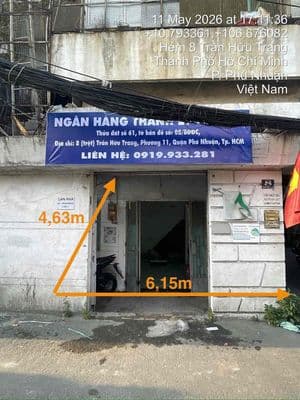 8 (TẦNG TRỆT) TRẦN HỮU TRANG, Phường 11, Quận Phú Nhuận