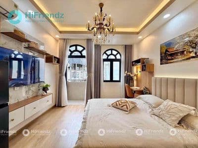 Trống lại căn studio full nội thất mới 100% song hành hốc môn